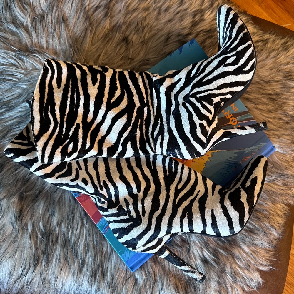 Zebra Print Boots
